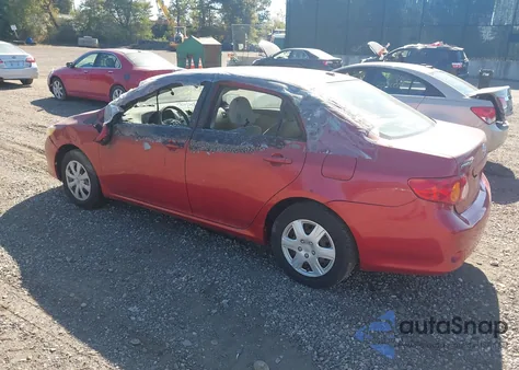 2009 Toyota Corolla Le из США, поврежденный, VIN JTDBL40E89J051322